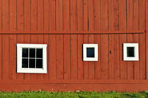 Rustic Red Barn by John Greim