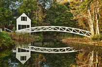 Footbridge, Somesville, Maine, USA von John Greim