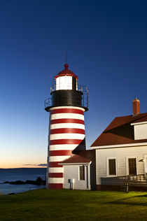 West Quoddy Head Light , Lubec, Maine, USA von John Greim