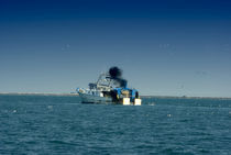 Trawler off Marseille by Jerome Moreaux