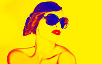 Pop Art woman by Jozef Zidarov