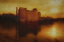 old mill in golden light by Franziska Rullert