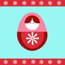 christmas russian doll von thomasdesign