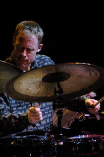 Bill Stewart on drums - ROMA 2005 von Nathalie Matteucci