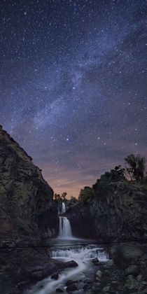 White River Falls at Night by Ben  Canales