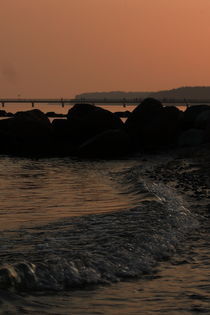 Abendstimmung in Grömitz von Christine Bässler