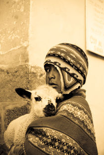 Quechua Boy Portrait by Russell Bevan Photography