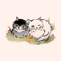 couple cats von Julie Wu