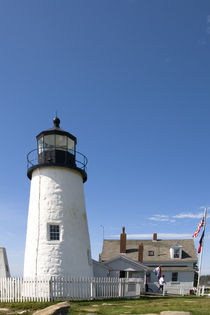 Maine Lighthouse on a Clear Day by Tom Warner