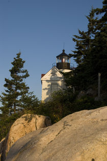 Coastal Maine Lighthouse in the Morning Light by Tom Warner