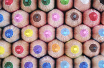 Macro Photograph of the Tips of Colored Pencils by Neil Overy