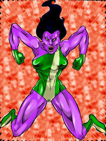 She-Hulk by zeddero