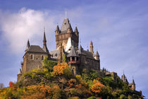 Reichsburg Castle above Cochem on the Mosel River by Louise Heusinkveld