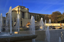 Trocadero fountains in Paris von Louise Heusinkveld