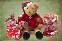 Teddy at Christmas by Louise Heusinkveld