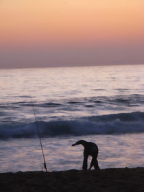 beach fisherman von jose Manuel del Solar