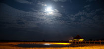 Night Scene at Voi Wildlife Lodge by safaribears