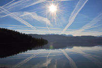 Himmel über dem Walchensee von Frank Rother