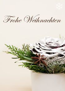 Weihnachtskarte Sternanis by Sonja Dürnberger
