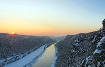 Sonnenuntergang im Winter by Wolfgang Dufner