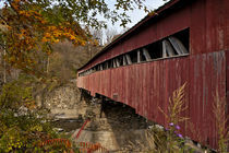 Covered bridge, Vermont, USA by John Greim