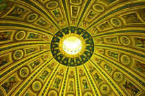 Rome- St.Peter's Basilica dome interior von Gautam Tingre
