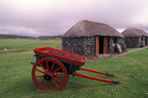 Rural landscape and wheelbarrow by Danita Delimont