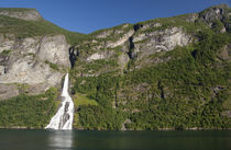 Scenic fjord view near Geiranger by Danita Delimont