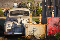 Old gas station exhibit by Danita Delimont