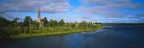 Trail bridge in background von Danita Delimont