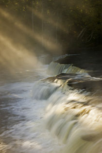 Sunbeams on Tahquamenon Falls by Danita Delimont