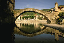 Il Ponte Vecchio & Nervia River reflection von Danita Delimont