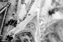 Detail: sculpture on Notre Dame von Danita Delimont