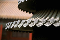 Large bronze incense burner by entrance to Hall of Preserving Harmony by Danita Delimont