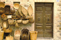 Basket seller & wall by Danita Delimont