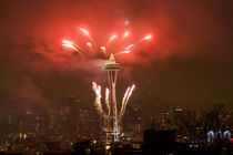 New Year Celebration at the Space Needle by Danita Delimont