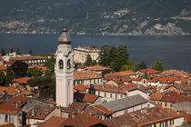 Town view and Chiesa San Stefano church by Danita Delimont