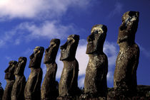 Huge moai (volcanic stone sculpture) by Danita Delimont