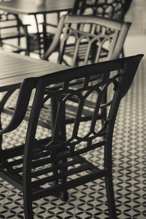 Cafe chairs by Danita Delimont