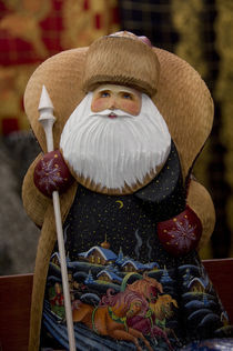 Russian wooden Santa by Danita Delimont