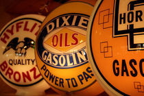 Vintage gasoline signs von Danita Delimont