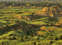 Painted Canyon After Storm in Theodore Roosevelt National Park in North Dakota by Danita Delimont