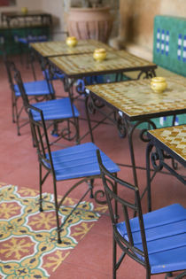 Squala Bastion Cafe Tables / Cafe Maure by Danita Delimont