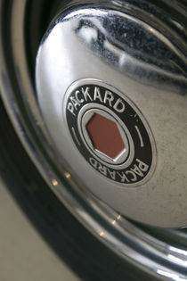 Packard Automobile Hubcap Detail by Danita Delimont