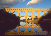 Roman aqueduct by Danita Delimont