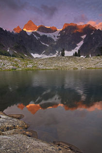 Shuksan reflected in Lake Ann by Danita Delimont