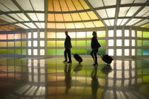 Commuters (NR) Passageway at United Airlines Terminal by Danita Delimont