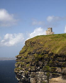 Scenic Cliffs of Moher and O'Brien's Tower by Danita Delimont