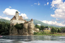 The stunning Schonbuhel Castle sits above the Danube River along the Wachau Valley of Austria von Danita Delimont