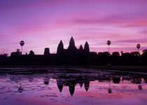 View of temple at dawn by Danita Delimont